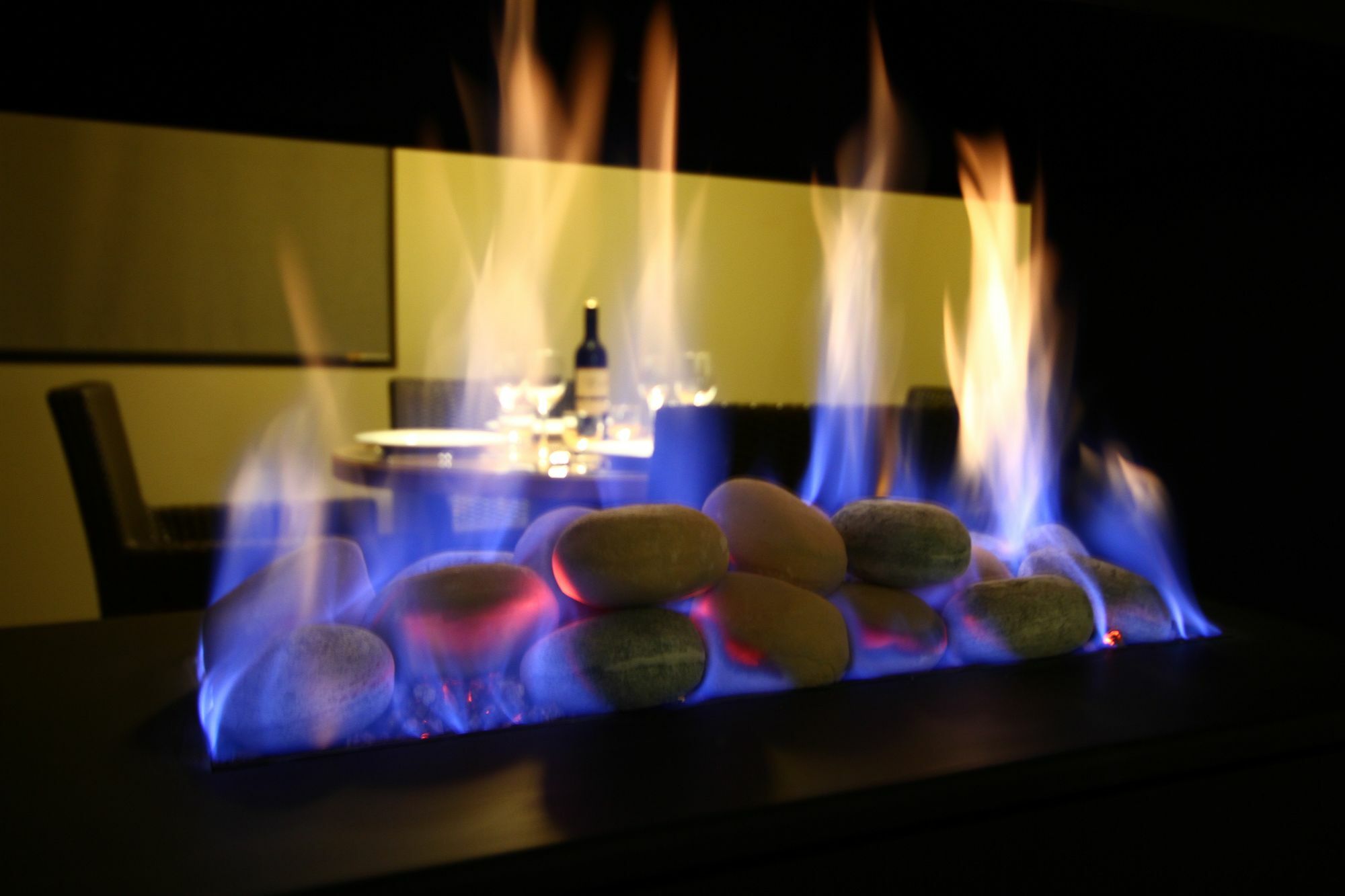 Chateau Elan At The Vintage Pokolbin Exteriör bild A bioethanol fireplace